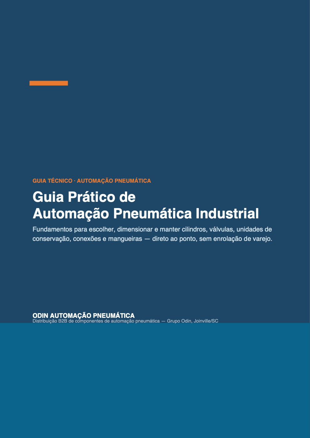 Capa do Guia Prático de Automação Pneumática Industrial